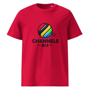 Unisex organic ribbed neck t-shirt